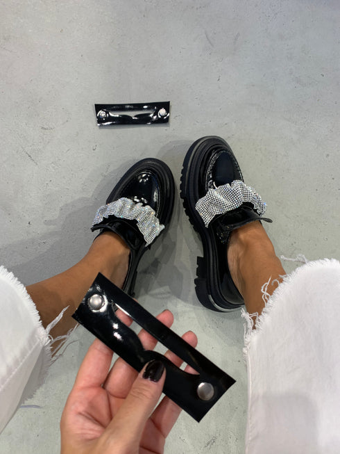 EMILY TAŞ AKSESUARLI LOAFER 🖤